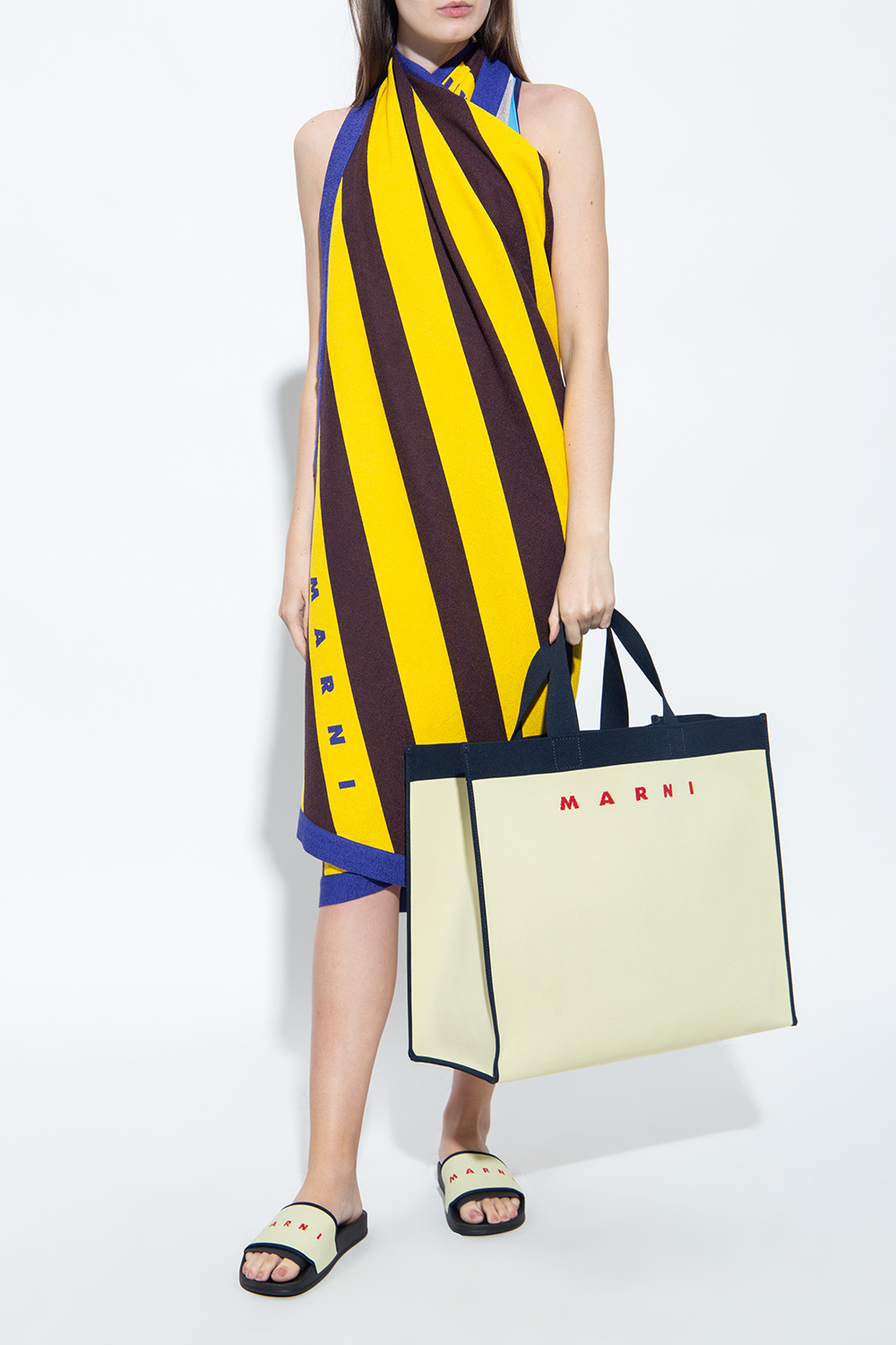 MARNI イエロー ハイヒール 35 ゴールド MARNI handbag basket bag -- Yellow Used | eBay